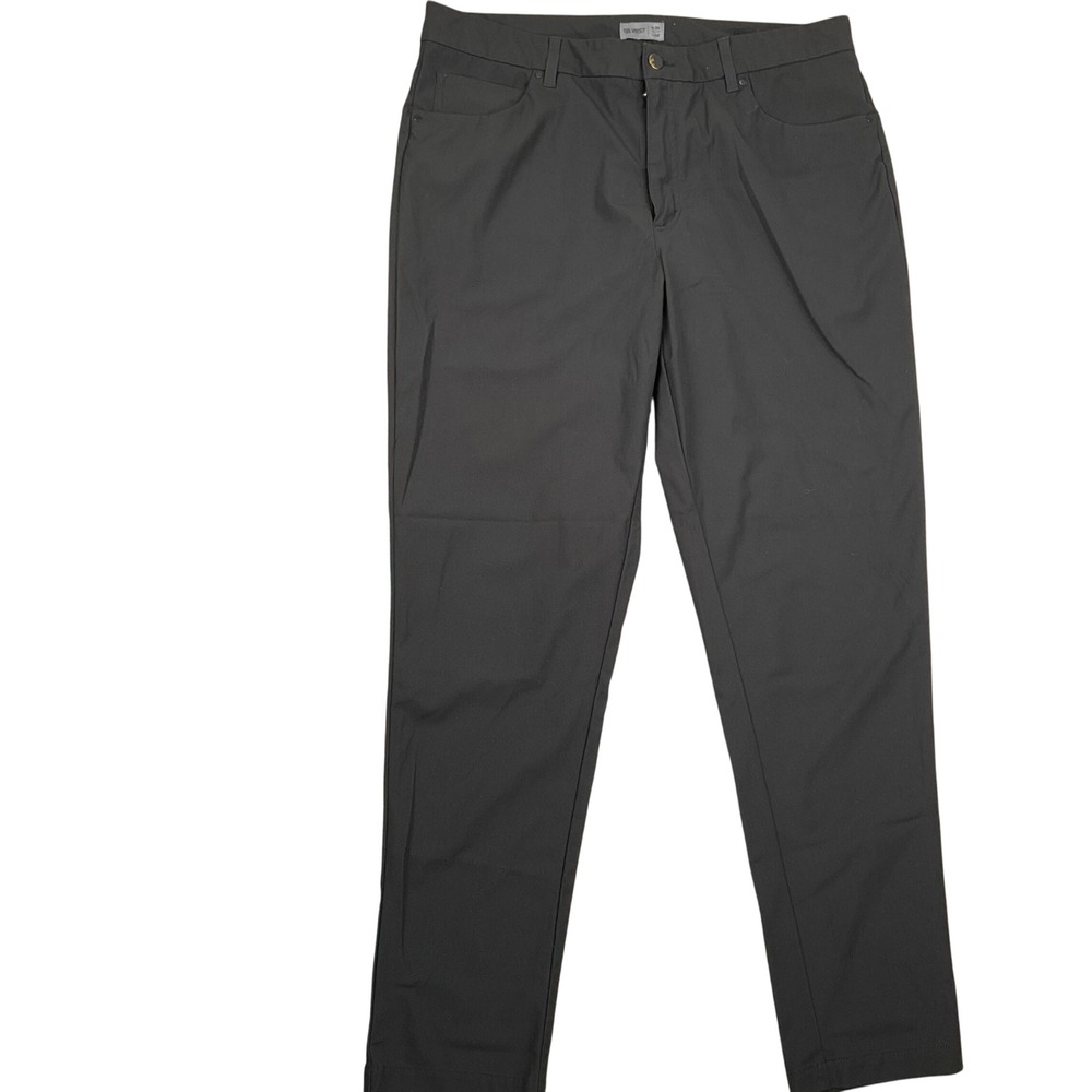 VRST Performance Pants Mens 38W 34L Black Commuter Stretch Waist Streetwear